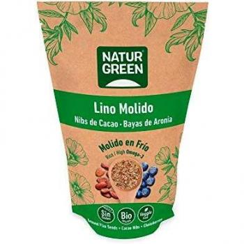 Lino Molido, Nibs de Cacao y Aronia Bio 225 gr