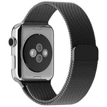 Apple Watch Correa, con Cerradura Imán Único, JETech 42mm Milanese Loop Correa de Acero Inoxidable Reemplazo de Banda de la Muñeca para Apple Watch Todos los Modelos 42mm No Hebilla Needed