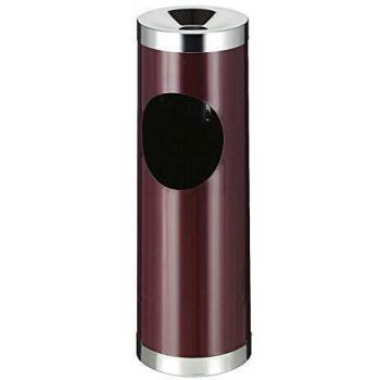 Cenicero Combinado Sin Cubo Interior 50L, Bordeaux, 720x240 mm
