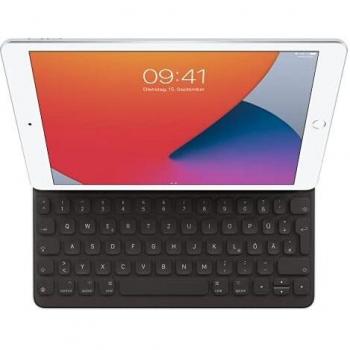 Teclado Inteligente Apple para iPad (7.a y 8.a generación), iPad Air (3.a generación) y iPad Pro 10.5 - Diseño QWERTZ Alemán - Color Negro