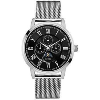 Guess Reloj Multiesfera para Hombre de Cuarzo con Correa en Acero Inoxidable W0871G1
