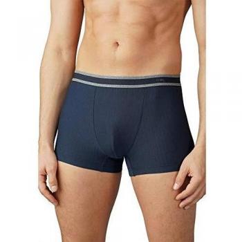 Mey Unlimited Men's Cotton Boxer Shorts - Dark Blue, Medium