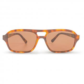 Messy Weekend BURT Havana Brown Men's Tortoiseshell Sunglasses 56mm