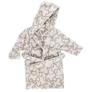 Tous Albornoz de bebé niña Kaos - Albornoz de rizo, color gris, talla S