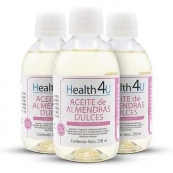 PACK 3 Health 4U Aceite de Almendras dulces 250 ml