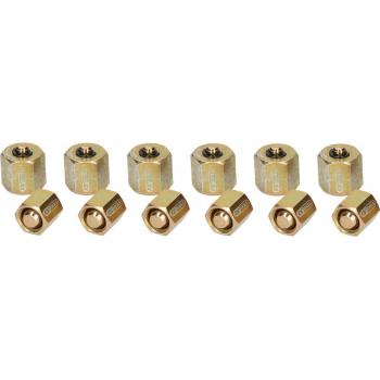Juego de tuercas de cierre para inyectores / motores diésel KS Tools 150.1835, 12 piezas