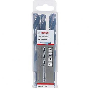 Broca Hexagonal HSS PointTeQ de 10 mm - Set de 5 Unidades