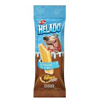 Dr. Zoo Helado para Perros Sabor Banana Split 50g Snack Congelado Refrescante