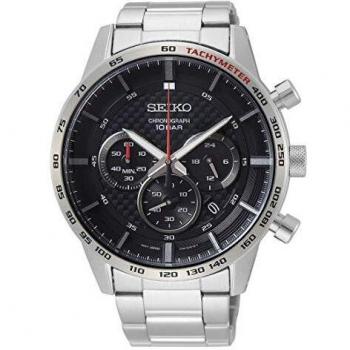 Seiko Men's Chronograph Quartz Watch with Stainless Steel Strap SSB355P1