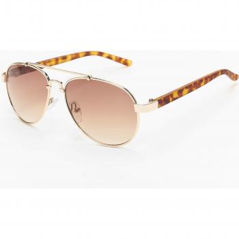 MSTRDS Mumbo Youth Unisex Sunglasses - Gold/Brown, One Size