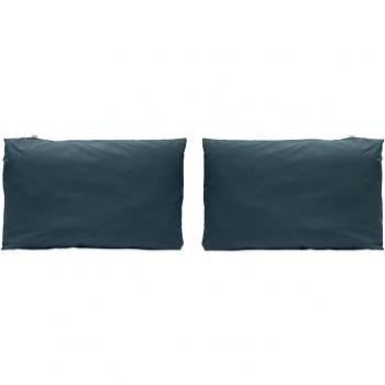 NAF NAF - 2 Fundas de almohada 100% algodón liso CASUAL