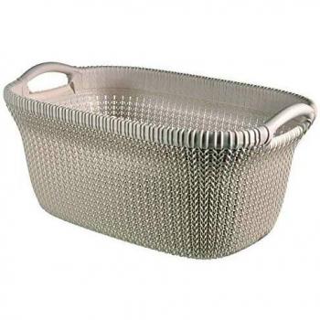 Curver Cesta Knit 40L, Arena, 57.5x35.5x24 cm, 232079