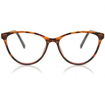 Gafas Cat Eye Armazón Completo de Plástico Tortoiseshell para Mujer - Gafas Recetadas Anti-Azules - SmartBuy Collection