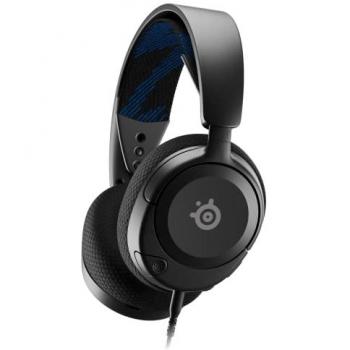 Auriculares Alámbricos Steelseries Arctis Nova 1P para Juego, Audio Espacial 360°, Controladores de Alta Fidelidad, Diseño Cómodo y Ligero, Micrófono con Cancelación de Ruido, Color Negro