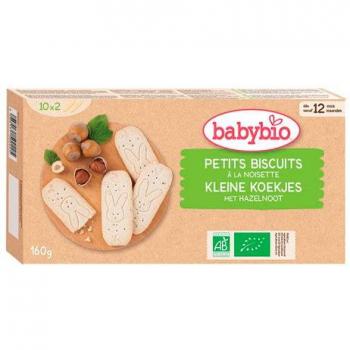 Galletas Crecimiento Avellana, 160 g. Babybio