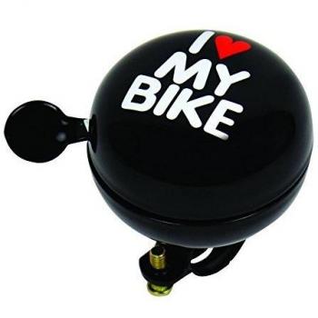Dresco 5250108 Bicicleta Timbre Ding Dong I Love My Bike 60 mm