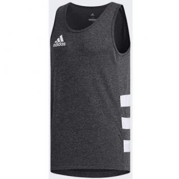 adidas Rugby Singlet Camiseta, Hombre, grisei, 2XL