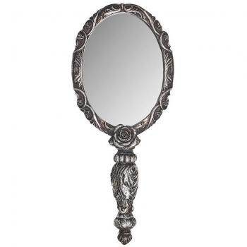 Alchemy Gothic Espejo de Mano Rosa Barroca