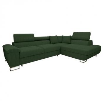 Sofá rinconero Comfivo 139, con función de descanso y caja de ropa de cama, dimensiones 270 x 202 x 71 cm