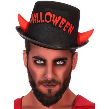 Chistera con Cuernos Halloween