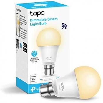 TP-Link Tapo Smart Bulb, Smart WiFi LED Light, B22, 8.7W, Works with Amazon Alexa