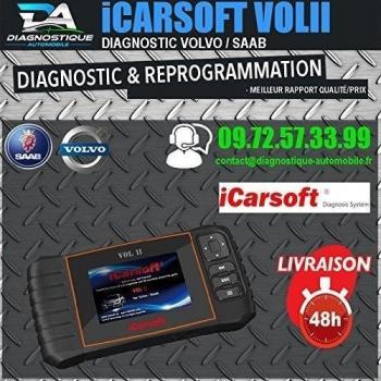 Mister diagnóstico ® Maleta diagnóstico VOLVO & Saab - iCarsoft VolII - Scanner OBD2 diagnóstico auto
