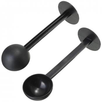 2pcs Chytaii Cuchara de Café Cuchara Medidora para Polvo Café Cuchara de Medición Cuchara de Plástico