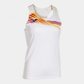 Camiseta sin mangas para mujer Joma Elite X blanca