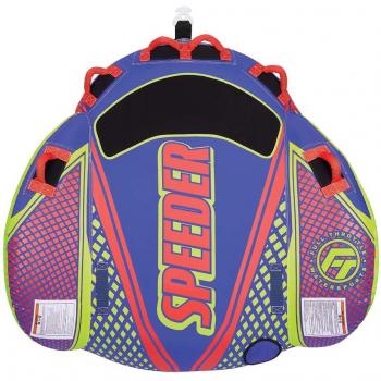Full Throttle Speeder Towable Tube - 2 Rider - Blue