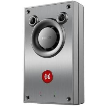 Intercomunicador de audio Fanvil A12V - Videoportero inteligente con altavoz de 10W, IP66 e IK10, montaje en suelo (29x17x9 cm, 1.72 kg)