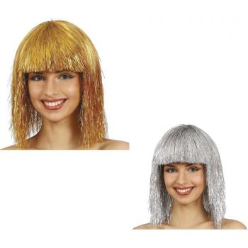 Peluca Media Melena Brillantes en varios colores