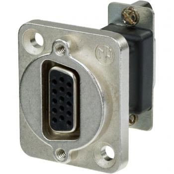 Adaptador Neutrik D-Sub de 15 vías Hembra a D-Sub de 15 vías Hembra NADB15FF