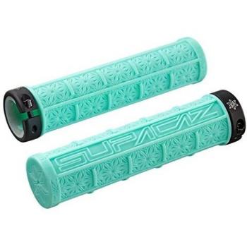 Supacaz Grizips Fahrrad Griffe Standard 32mm MTB BMX Enduro DH Touren Komfort, GR, Farbe türkis