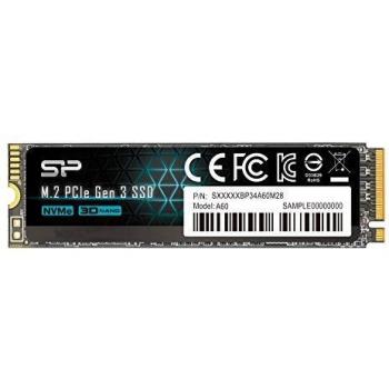 Silicon power unidad de estado solido ssd nvme m2 pcie gen3x4 2280 tlc sp512gbp34a60m28 512gb