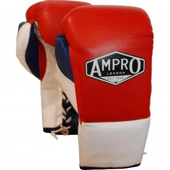 Ampro Mirage V2 Pro concurso guante, color Rojo/Blanco/Azul marino, tamaño 283 g