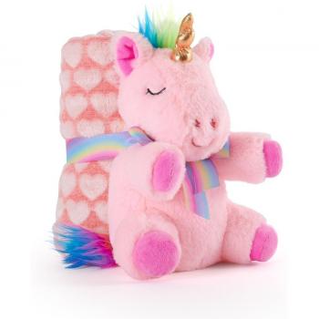 Peluche Unicornio Lyly con Manta y Kit de Juguete