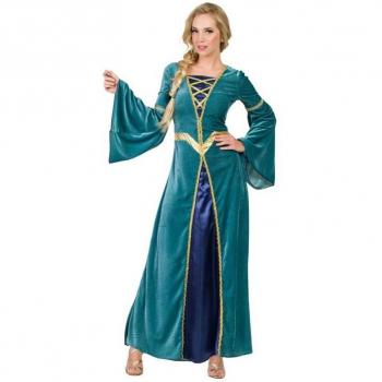 Disfraz de Princesa Medieval Verde para mujer