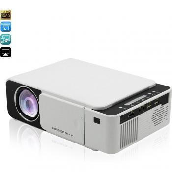 Proyector LED T500 Wifi con Airplay, Miracast, Full HD1080, altavoz y mando
