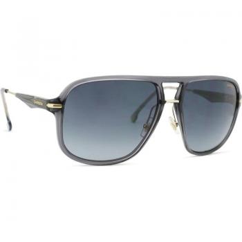 Carrera 296/S Unisex Pilot Sunglasses with Anti-Reflective Coating, Grey Transparent, Caliber 60