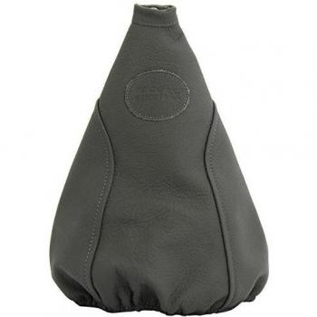 Sumex Bot3000 - Funda Palanca Cambio Piel Natural, Color Gris