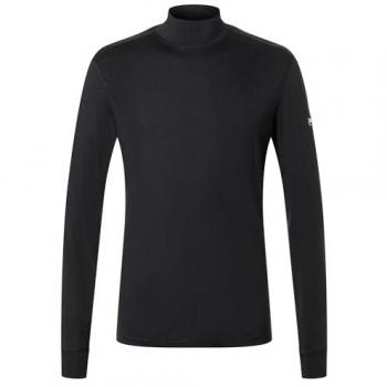 Super.Natural Tundra175 Long Sleeve Turtleneck Shirt - Jet Black, Men's