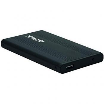 Caja Externa TooQ TQE-2510B para HDD 2.5 SATA con USB 2.0 en Color Negro