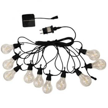 Guirnalda de Luces LED Lumisky Negro E27 7,5m party clear hybrid
