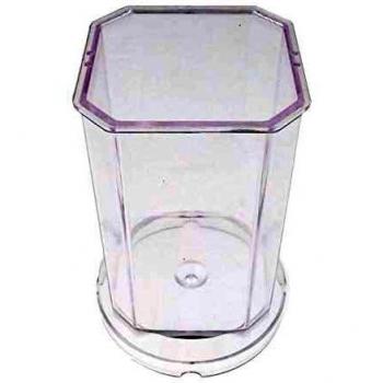 Moule para velas cuadrado 48x48mm H75mm - plástico transparente