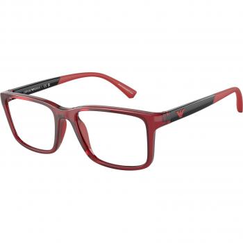 Emporio Armani EK3203 Kids Red Transparent Injected Glasses with Normal Pillow