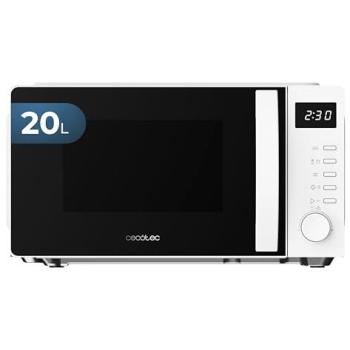 Microondas Digital Cecotec Proclean 5005 Blanco, 700W, 20L, Tecnología 3DWave, 5 Niveles de Potencia, Temporizador de 30 Minutos