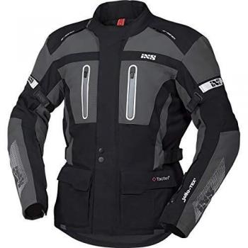 IXS Pacora-ST - Chaqueta de motorista con protectores, negro / gris, S