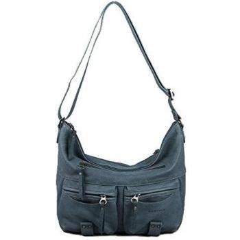 Sabrina - Bolso de asas para mujer azul azul Taille unique