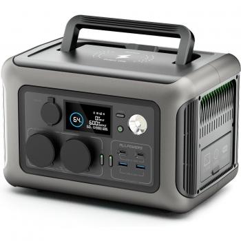 ALLPOWERS R600 Portable Power Station with 299Wh LiFePO4 Battery and Dual 600W AC Outlets (1200W Surge)