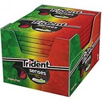 Trident Chicles sin Azúcar con Sabor a Sandía, 12 x 23g
